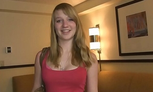 Sweet teenie persuaded to bonk on cam at this casting
