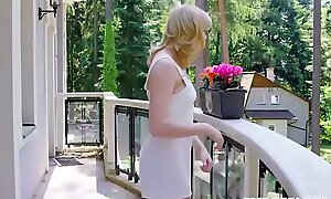 Private porn mistiness  - Blonde teen Anny Evident to fucks alfresco