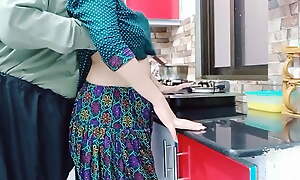 Desi Wife Fucked In Kitchen After a long time She Is Making Cook up