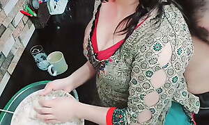 Indian Stepson Drinking Milk, Big Jugs Than Fuck Her Approximately Big Pest With Obvious Hindi Audio