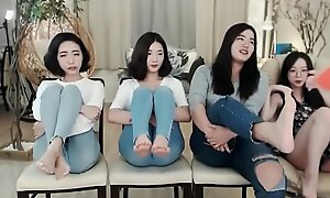 Korean girls obtain bastinado