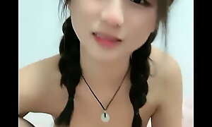 cute oriental girl fucking say no to boyfriend on webcam