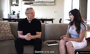 MODERN-DAY SINS - Obese Dig up Priest Takes Naive Teen's Anal Virginity! French Subtitles