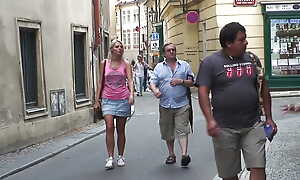 Super sexy bazaar chick from Germany gets banged all  the city