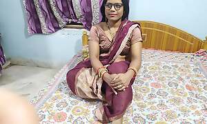 Indian Kolkata Wife Sushmita Sex in Doggy n Cowgirl Position in excess of Saree hale Creampie in her Hot Pussy respecting Mr Mishra in excess of Xhamster