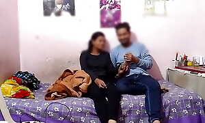 Newly married couples enjoying romantic lovemaking on first ill-lit PART-1