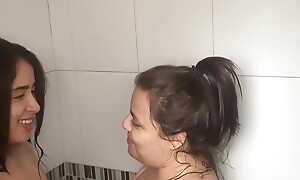 Stepsisters Are Alone and Record a Hot Video be required of Their Stepfather