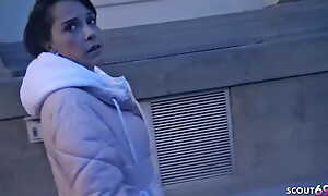 German Scout - Big Natural Saggy Breast Teen Ana Dismay Evans Pickup be fitting of Casting Fuck