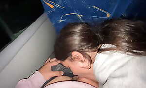 I suck an transpacific passenger greater than a real bus and he cums in my mouth