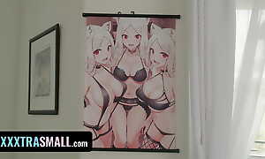 Stepbrother Can Mad about His Petite Stepsister Painless A Birthday Present - ExxxtraSmall
