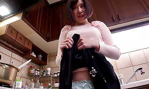 Petite Asian Step-Sister approach devote to First Stage Drag inflate in POV and get cum in Brashness in Japan