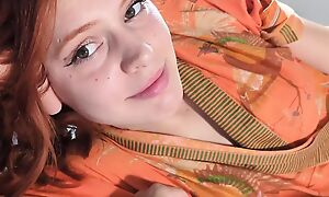A Red Head Girl Makes Me an Fabulous Blowjob, Deepthroat, Hawk Tuah Printing
