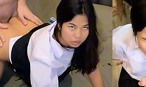 Horny 18yo Thai Schoolgirl Gets Fucked Hard by a Coming Validation Mlange