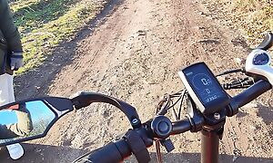 Lost in an obstacle woods, a cyclist takes me to his house to fuck me🎺(ITA dialogues)