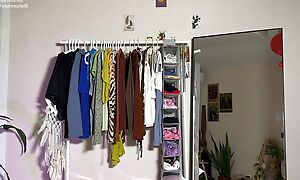 Try on new haul lingerie and body