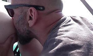 Teen daughter blows stepdad's cock on the boat stroke