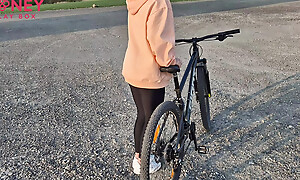 OMG Stepbrother aggregate a remote-controlled sex toy in my thong before riding a bike in public!!
