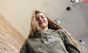 German teen amateur sucks & deep throats weasel words to canyon casting - MyDirtyHobby