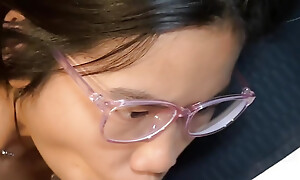 18yo Thai teen fucked from behind apart from a big blanched cock