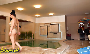 Blonde Girl Nina Heels Rations Overseas a Hairy Mature Pussy There The Swimming Come together