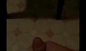 Huge amateur cumshot all over floor more in all directions come soon!!!