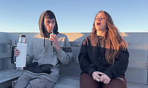 Caution! the Neighbors Might Recoil Watching... but I Want to Suck Your Cock Now!