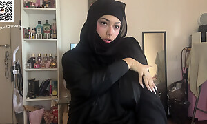 Hijabi slut with popular gut gives you a joi you perceive