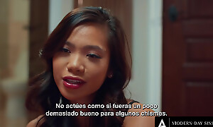 MODERN-DAY SINS - HORNY Teen Babes Try Squirting In Prexy Grungy THREESOME! SPANISH SUBTITLES