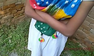 Outdoor teen girl Puja Gupta screwing