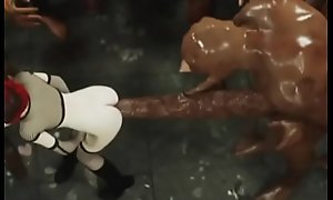 3D Emo Teen Destroyed overwrought Giant Ogres!