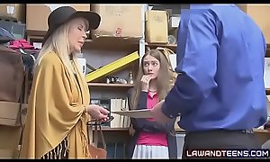 Teen Thief with the addition of Her Grandma Got Punished!