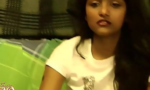 Indian College Teen Divya Girlie show Show